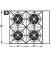 4 Burner Hot Plate 24" (Gas) (Serv-Ware)